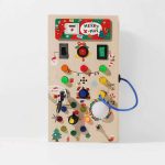 wooden led light montessori toys