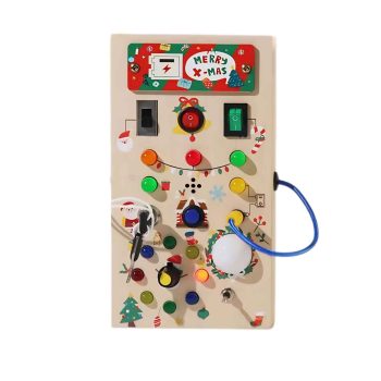 wooden led light montessori toys