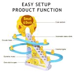 9 cute duck climbing baby toy