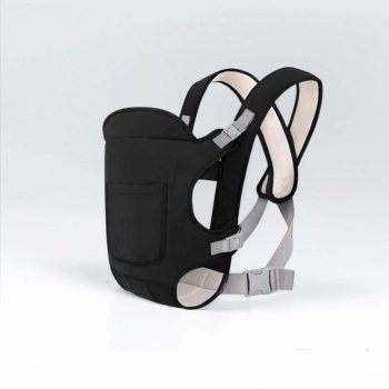 Bear Baby Carrier Multifunctional 4-Way Convertible Infant Carrier Backpack 4-12 Months - Black Color
