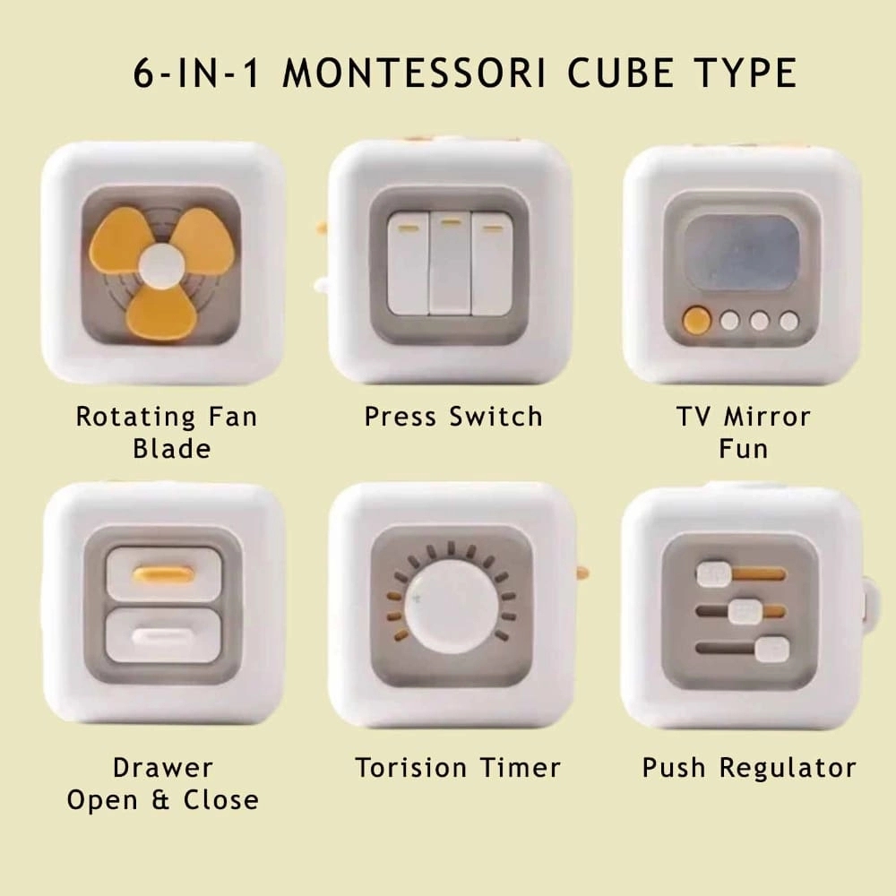 Montessori 6 in 1 cube - 2