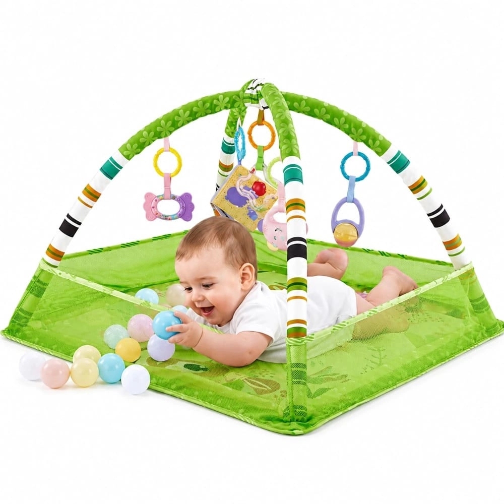 Green gym mat- 4