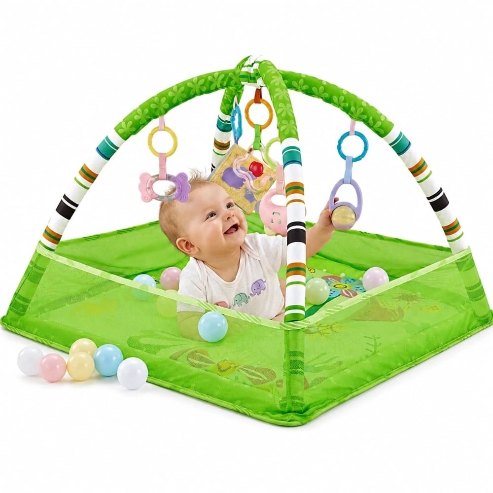Green gym mat- 5