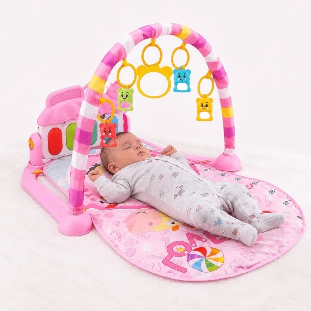Pink gym play mat - 4