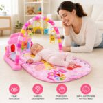Pink gym play mat