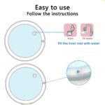 Round soft baby mat