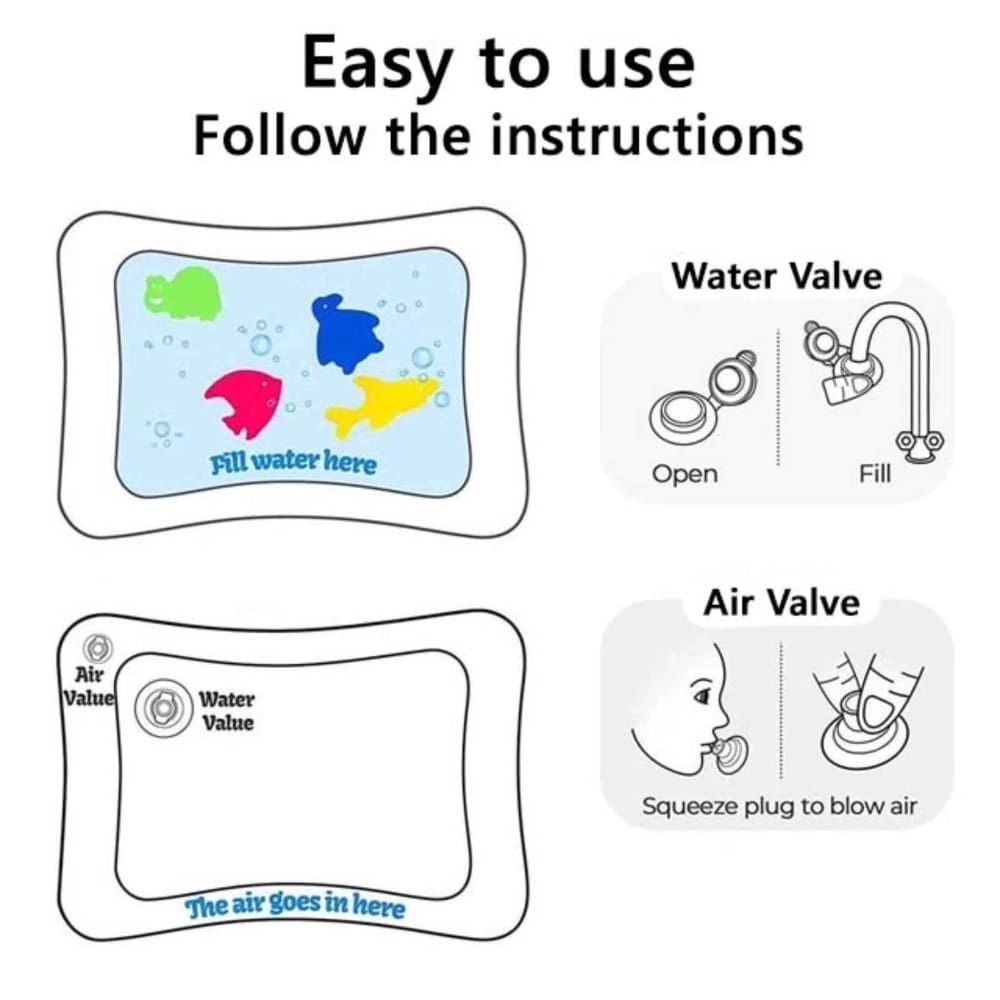 Square inflamable water mat - 5