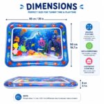 Square inflamable water mat