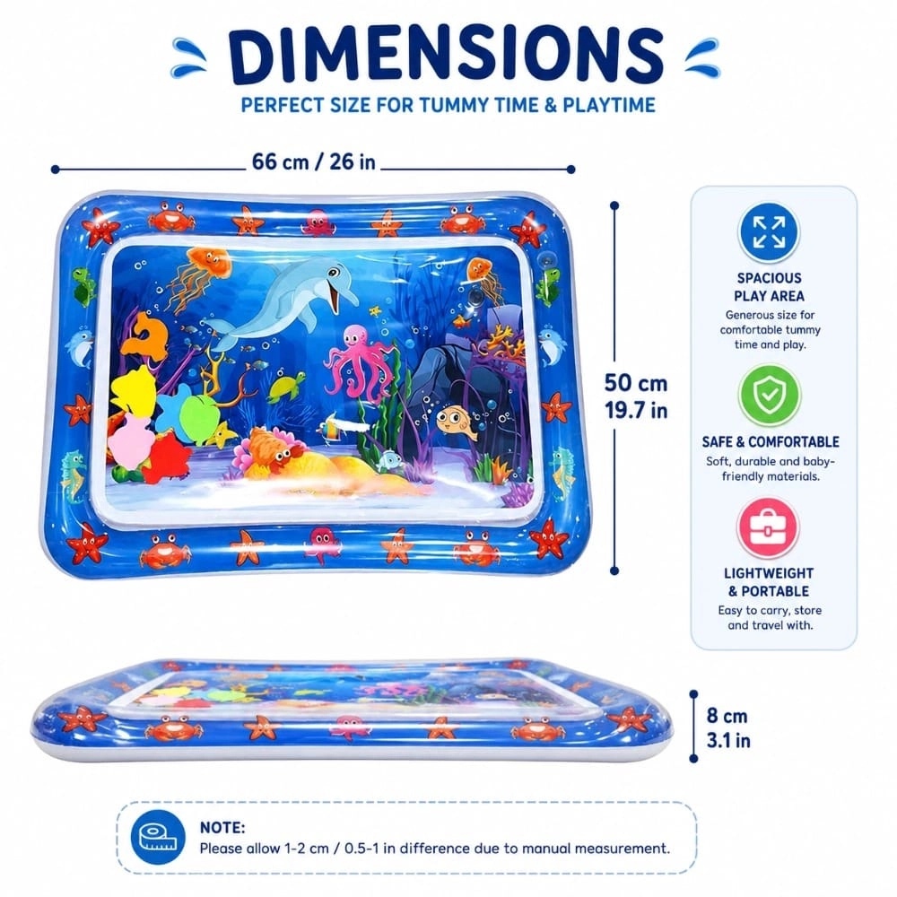 Square inflamable water mat - 7