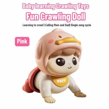Baby Doll Crawling Toys with Sound for Toddler Learn To Crawl Activity Moving Toy Gift for Babies Toddler