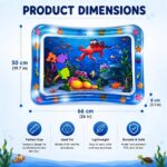 square inflatable octopus mat