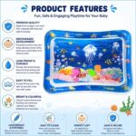 square jelly fish tummy mat