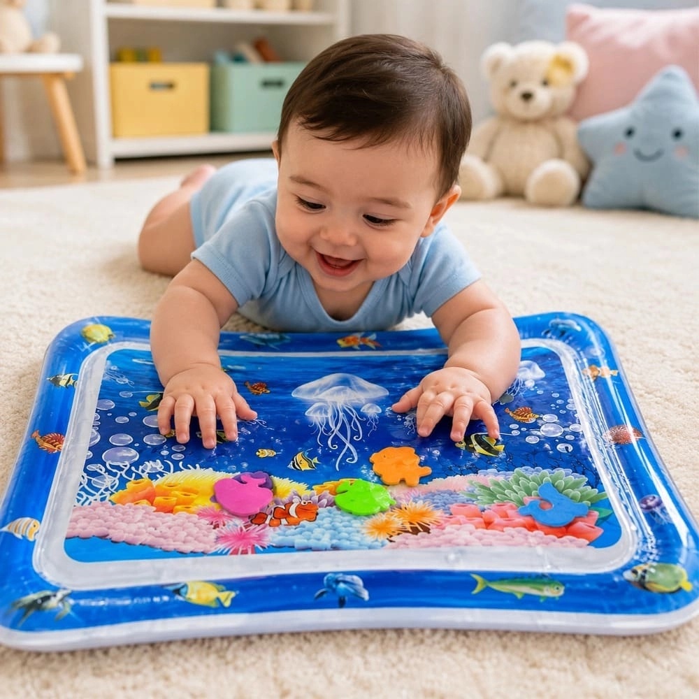 square jelly fish tummy mat - 4