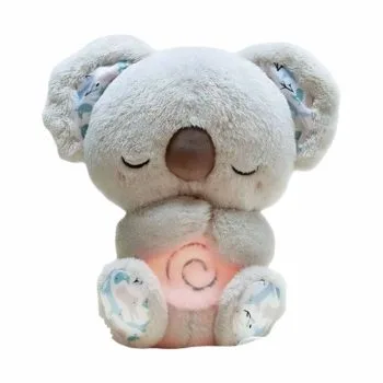 4 Mode Breathing Koala Bear Sleep Plush Toys with Lights Soothing for Kids Baby Adults For Relaxation Calmness Anxiety and Improved Rest
