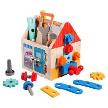 Wooden Toolbox Toy Set