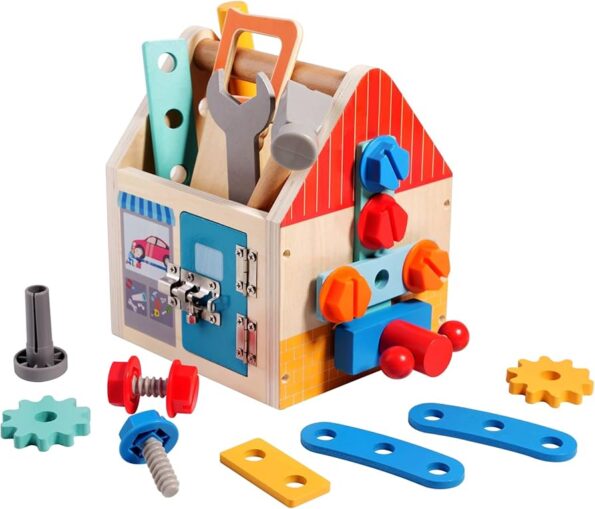 Montessori Wooden Tool Set for Kids