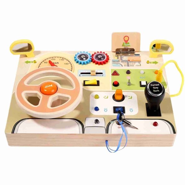 Car Driving Wheel Busy Board Sensory Toys