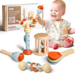 Montessori musical toy and teether set
