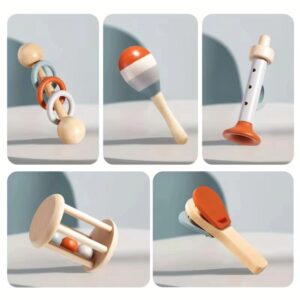 Montessori musical toy and teether set 