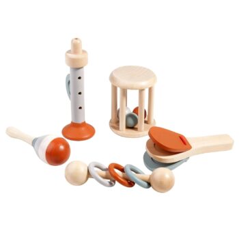 Montessori musical toy and teether set