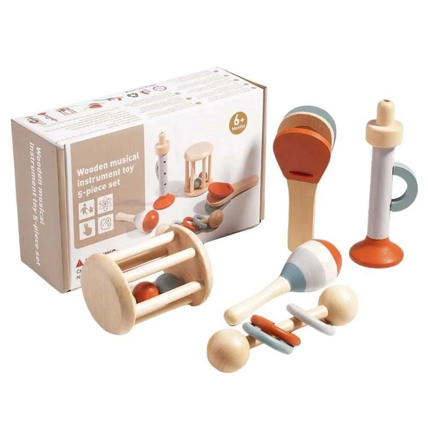 Montessori musical toy and teether set (6)