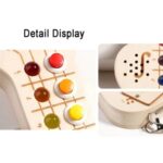 Wooden Guitar Musical Toy with LED Lights (3)