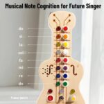 Wooden Guitar Musical Toy with LED Lights (3)