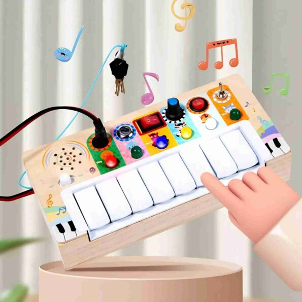 Montessori Piano Keyboard Busy Board