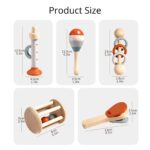 wooden instrumental soothing toys
