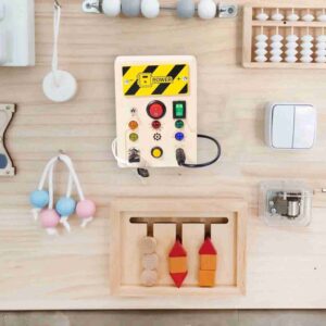 Montessori wooden busy board UK