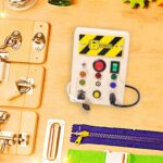 Montessori wooden busy board UK (7)