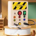 Montessori wooden busy board UK (7)