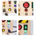 Montessori wooden busy board UK