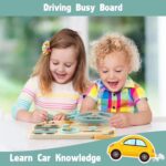 wooden busy board with steering wheel (5)