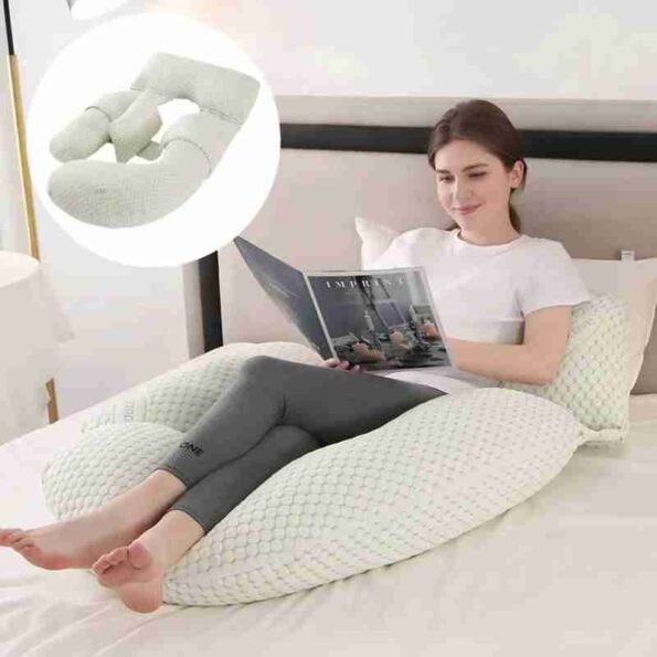 Bamboo Pregnancy Pillow UK – Full Body U-Shaped Maternity Support