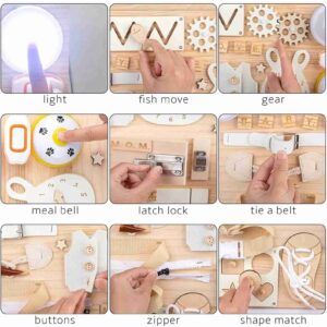 Wooden activity board for toddlers UK