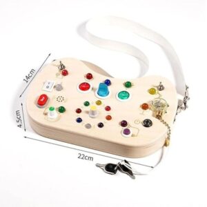 Busy Board Toy with LED Lights