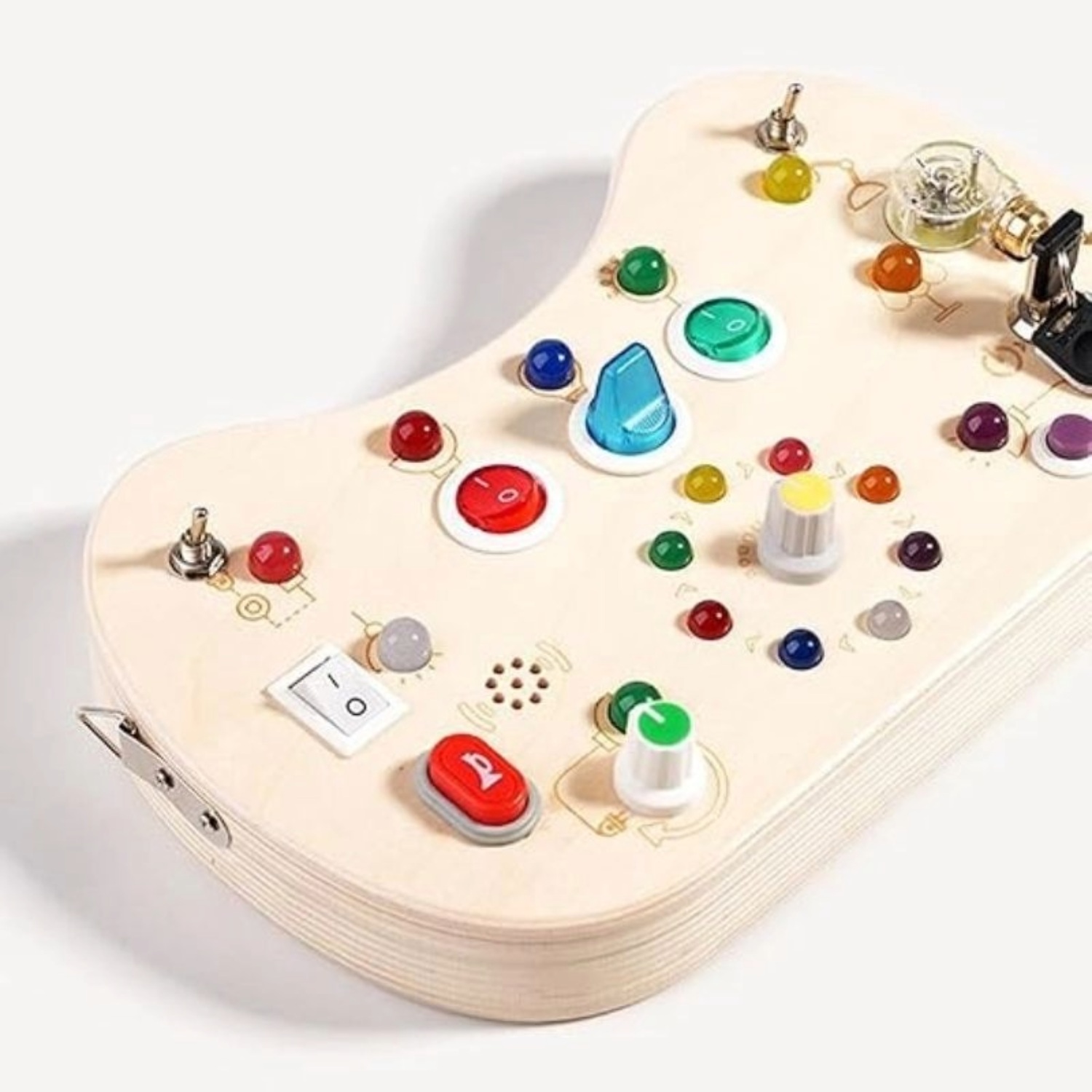 Busy Board Toy with LED Lights (4)