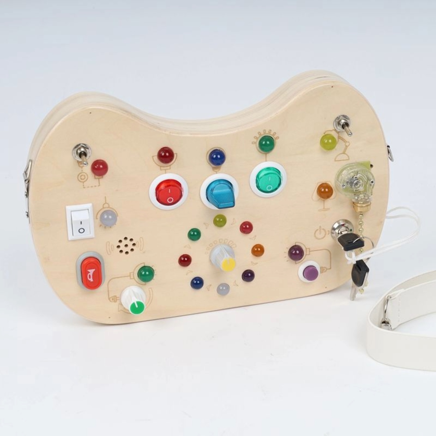 Busy Board Toy with LED Lights (5)
