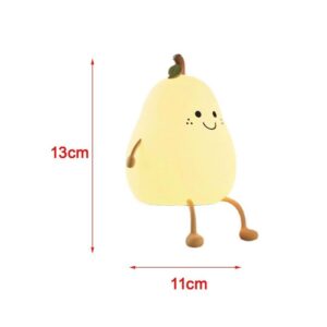 pear shaped silicone night light UK