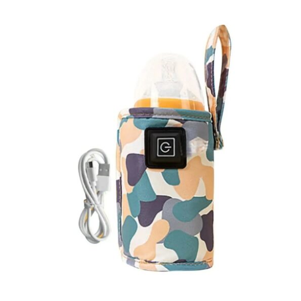 USB Baby Bottle Warmer – Insulated Milk Heater Bag for Travel & Stroller Winter Baby Care UK