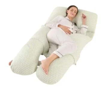 Stay cool and supported with our bamboo U-shaped pregnancy pillow. Designed for full-body comfort, better sleep, and pain relief during pregnancy. UK delivery.