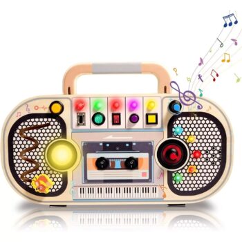 Montessori Recorder Musical Switch Busy Board for 1–3 Year Olds | Personalized Toddler Gift