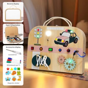Montessori Busy Board Toy Toolbox for Kids