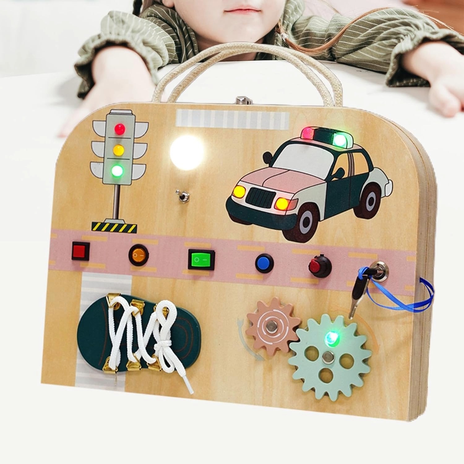 Montessori Busy Board Toy Toolbox for Kids (3)