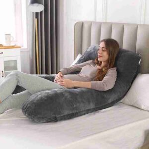 XL Maternity Pillow – U-Shaped 57 Full Body Pregnancy Support Cushion
