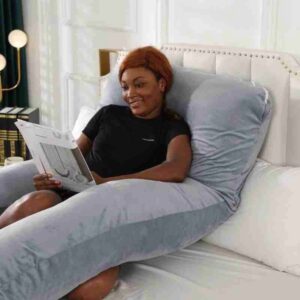 XL Maternity Pillow – U-Shaped 57 Full Body Pregnancy Support Cushion