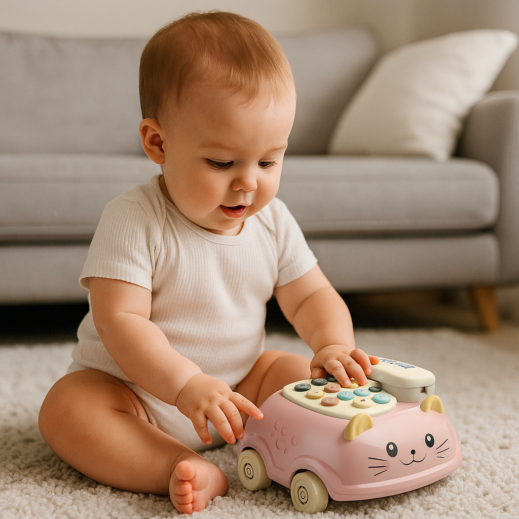 educational musical cat telephone toy