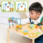 8-in-1 Montessori Wooden Busy Board (4)
