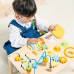 8-in-1 Montessori Wooden Busy Board (4)